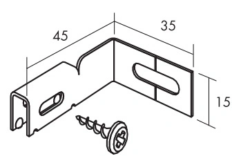 Ecophon Connect moc. ścienne profila T (op.25szt.) 26300824