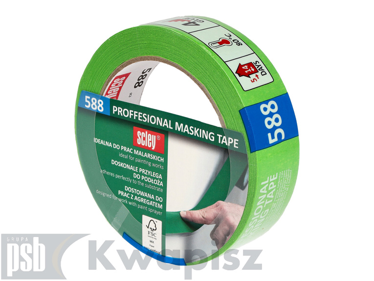 KAEM Scley T.maskująca 30x50m*588*zielona, kauczuk,10dni, FS