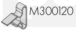 KCS klips łączący 20x20x6, kart 100szt nr 686211 /do Clip-In/  BPM300120E