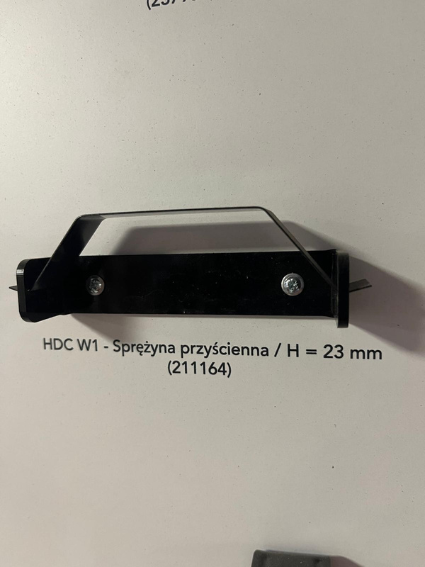 ROCKFON Stalowy klips przyścienny HDC W1 dociskowy 23mm op.   250 szt nr 211164