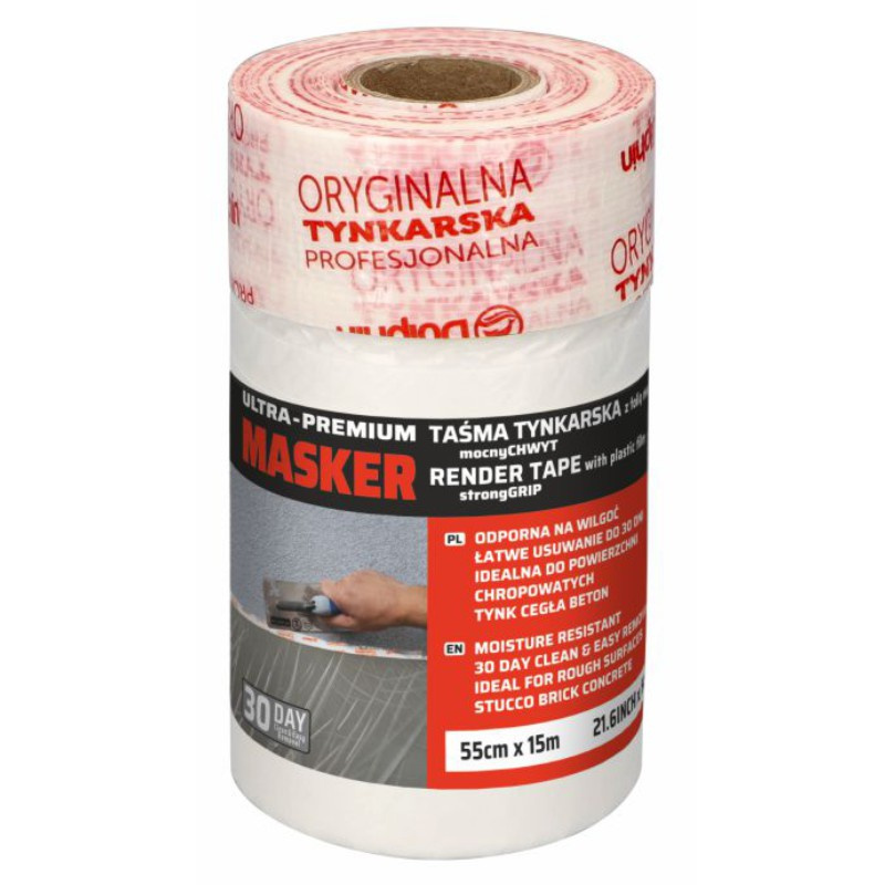 Masker tynkarski 30 dni z folią malarską (55cm x 15m) (9) antychlap