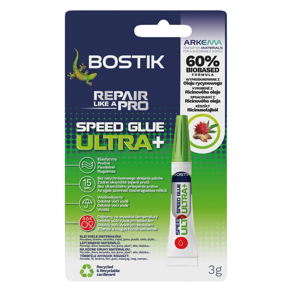 Klej Błyskawiczny Sekundowy BOSTIK B.Speed Glue Ultra+ (EU430) – 3g