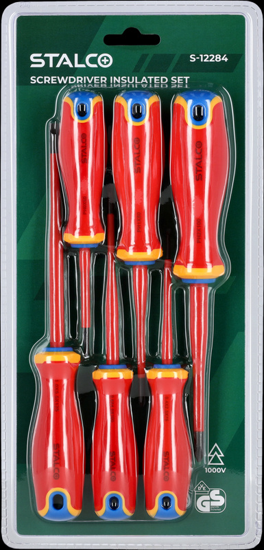 Wkrętaki elektrotechniczne 6 elem. STAL S2 1000V STALCO S-12284