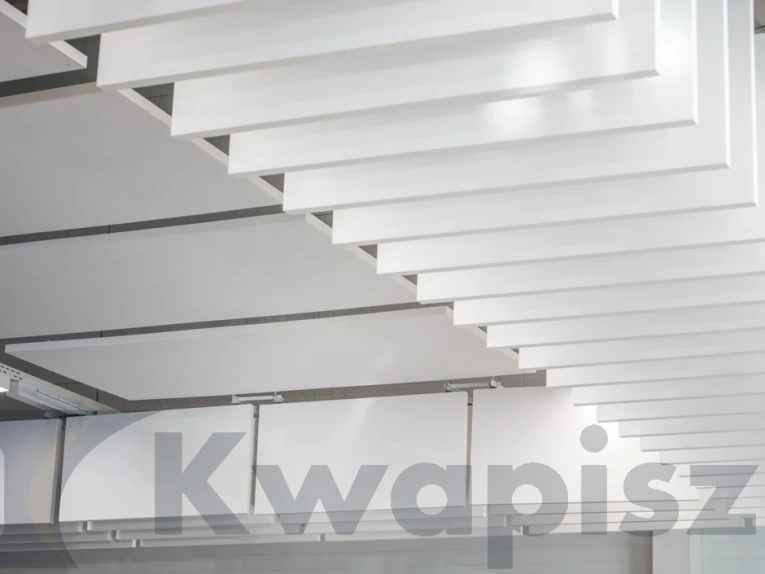 Ecophon Solo baffle hook L 1800 W 200 T 40 mm Cloudy Day