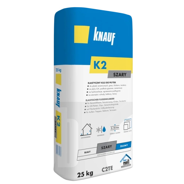 KNAUF Elastyczny klej do płytek K2 szary  25 kg