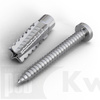 Metalowa kotwa rozporowa IDS SPAC 6x32mm z wkrętem 5,5x38mm | 40szt. – Do betonu komórkowego