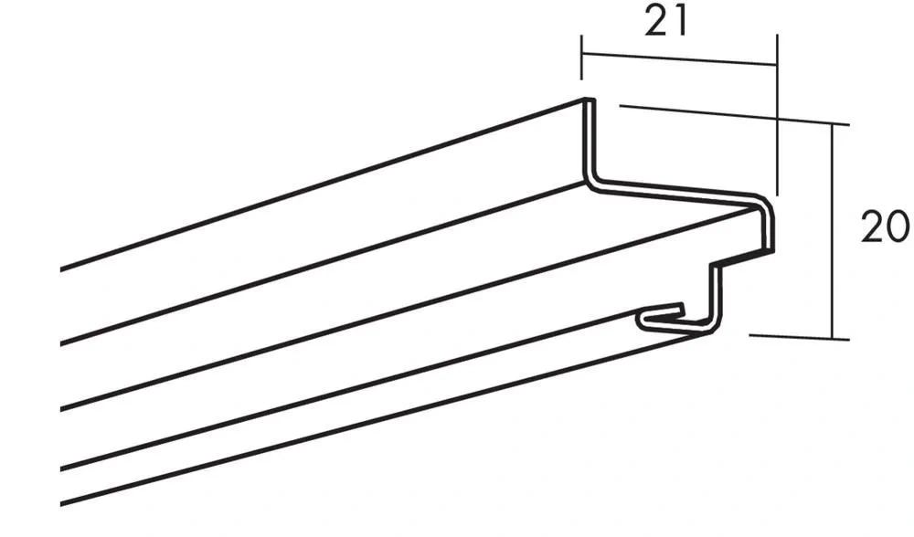 Ecophon Connect profil usztywniający Ds. 1184mm