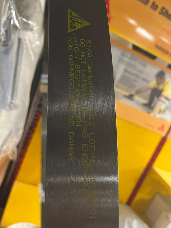 Sika CarboDur S512 – Taśma węglowa CFRP do wzmacniania konstrukcji betonowych, rolka 250m