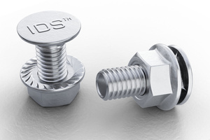 IDS Śruba M8 SlimHead 8x20mm 50szt. do Profili UA z Nakrętką Ząbkowaną Płaski Łeb
