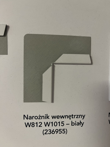 CMC narożnik wewn.do profili przyśc. opak. 50 szt. nr -1349-001 / 236955 / 73089059