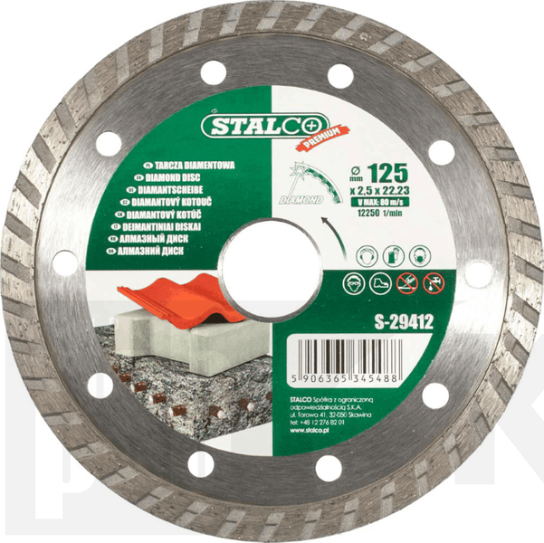 STALCO TARCZA 230mm TURBO DIAM."PREMIUM"S-29423