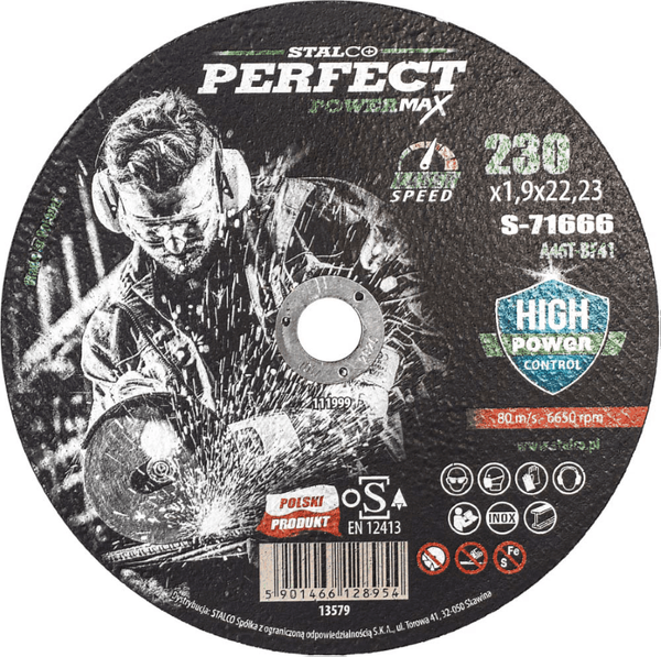 STALCO TARCZA METAL/PŁ.230x1,9 PERFECT POWERMAX S-71666