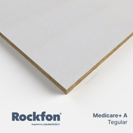 ROCKFON -płytka z wełny miner. CE MEDICARE PLUS A24 600x600x20 op. 8,64 m2, 138960