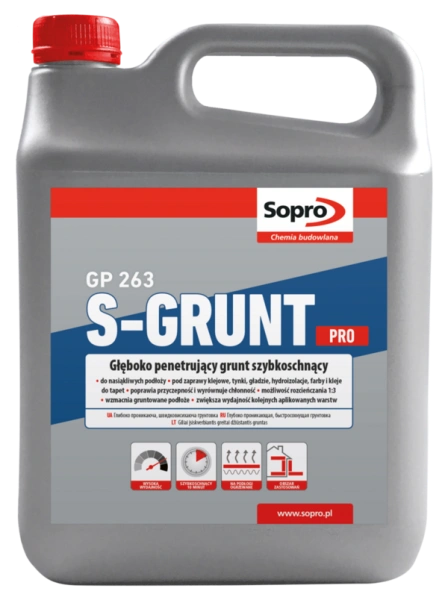 SOPRO Preparat gruntujący penetrujacy GP 263/10-10l
