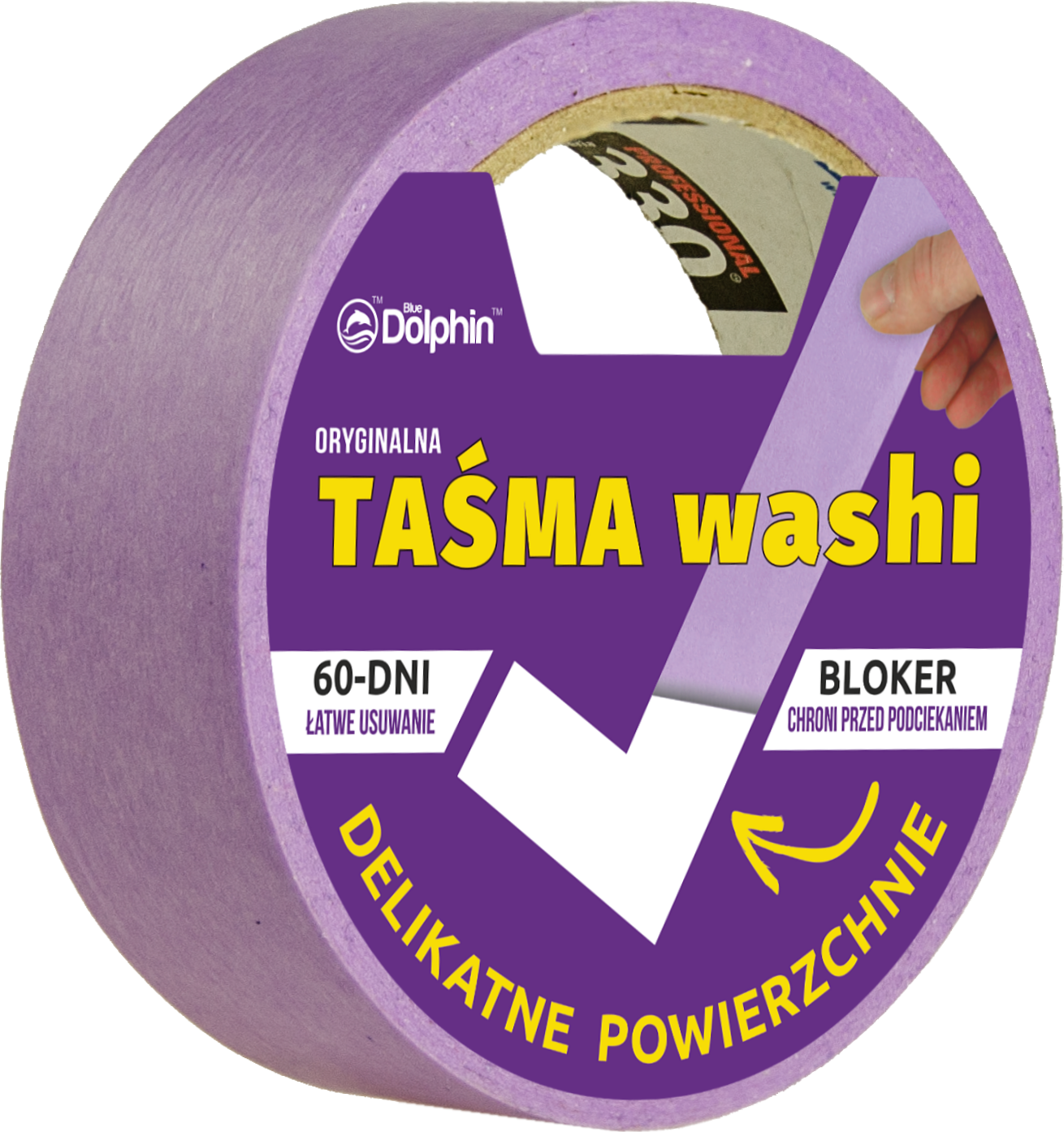 Taśma Washi Delikatne Powierzchnie 29mm x 25m (16)