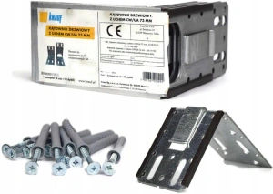 KNAUF  Kątownik drzwiowy z uchem 99 mm (komplet 4 szt. + 10 dybli)