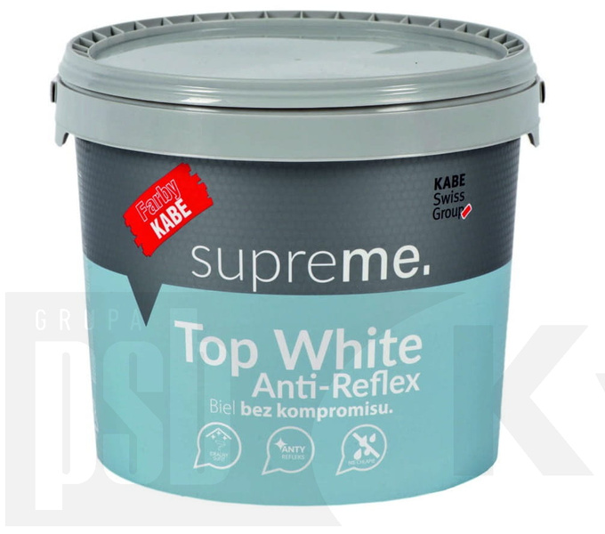 FARBY KABE TOP WHITE ANTI-REFLEX  op. 10L