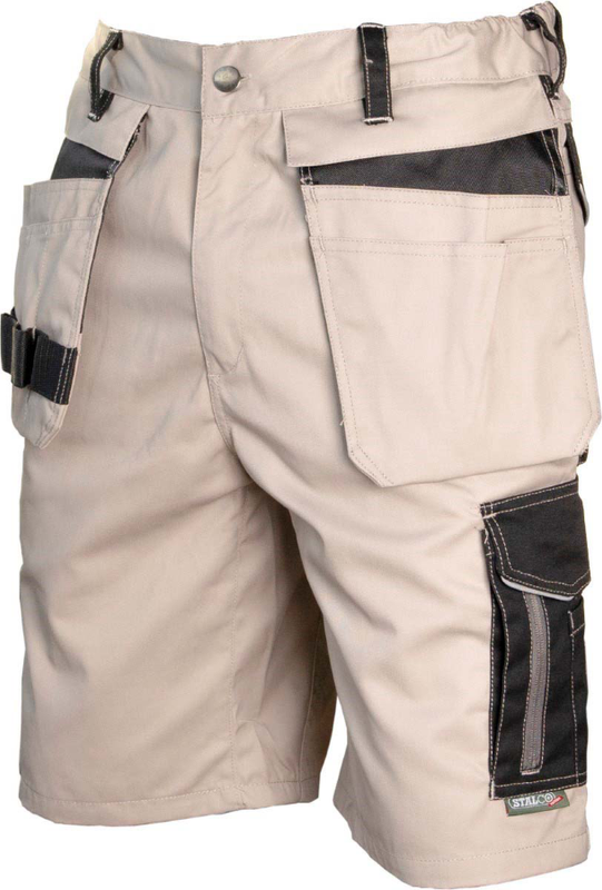 SPODNIE ROBOCZE - SZORTY PIASKOWE "SUMMER LINE" "M-50" STALCO PREMIUM S-44602
