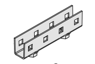 KCS łącznik do profilu  U, kart 100szt, 686210  /  BPM 300119    /do Clip-In/