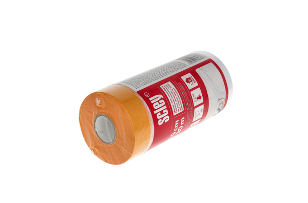 KAEM ANTYCHLAP FOLIOWY Z TAŚMĄ 25MM *572* ŻÓŁTĄ 210cmx20m