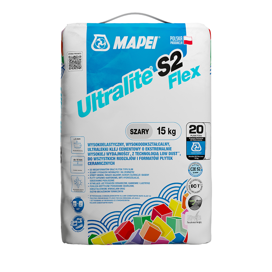 MAPEI Ultralite S2 Flex (LD) Szary op. 15 kg