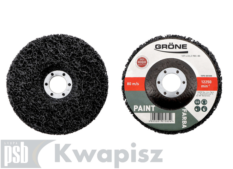 KAEM Krążek ścierny z włókniny 127x22,2