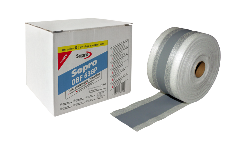 Sopro DBF Taśma elas. 100mm/50mb 638/100/50