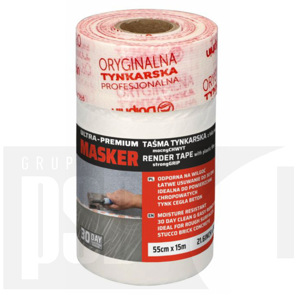 Masker tynkarski 30 dni z folią malarską (55cm x 15m) (9) antychlap