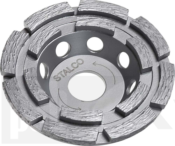 STALCO TARCZA SZLIF.125/2-RZĘDOWA DIAM.S-33112