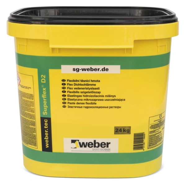 weber.tec Superflex D 2 30kg (komp. A+B) izolacja podpłytkowa (szlam)