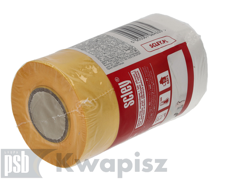 KAEM ANTYCHLAP FOLIOWY Z TAŚMĄ 25MM*572* ŻÓŁTĄ 55CMX20M