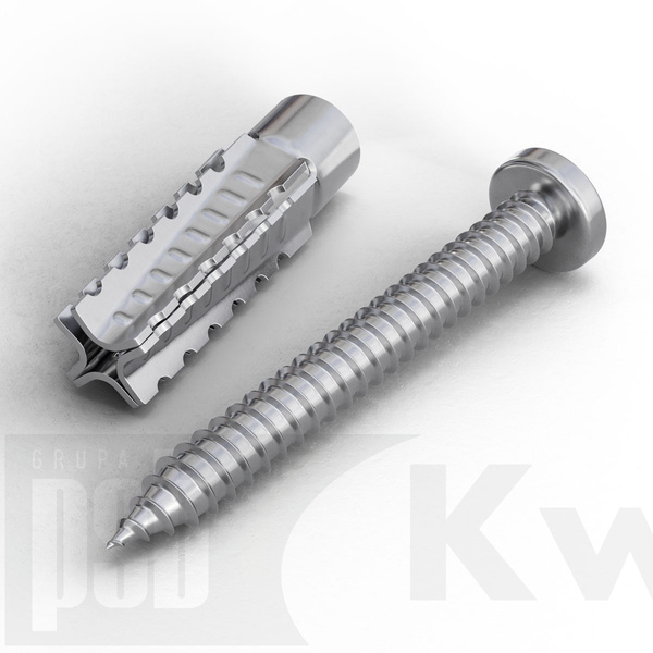 Metalowa kotwa rozporowa IDS SPAC 6x32mm z wkrętem 5,5x38mm | 40szt. – Do betonu komórkowego