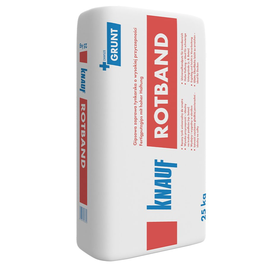 KNAUF ROTBAND op. 30 kg Tynk ręczny