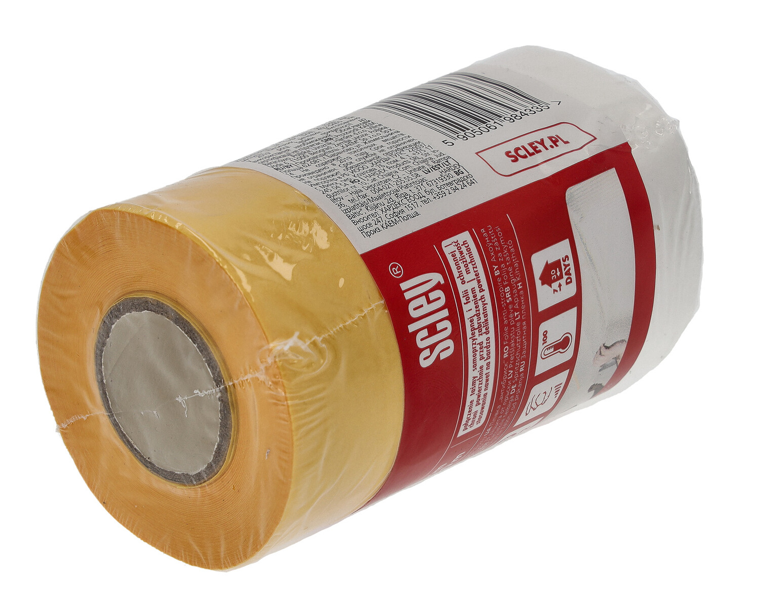 KAEM ANTYCHLAP FOLIOWY Z TAŚMĄ  25MM*572* ŻÓŁTĄ 55CMX20M