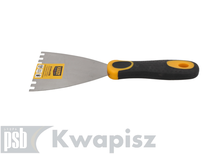 KAEM Szpachla 10cm 2K*82* 6x6 zębata nierdzewna