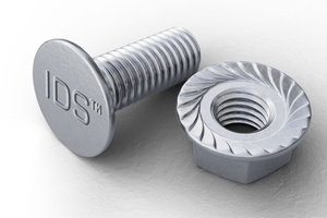 IDS Śruba M8 SlimHead 8x20mm 50szt. do Profili UA z Nakrętką Ząbkowaną Płaski Łeb