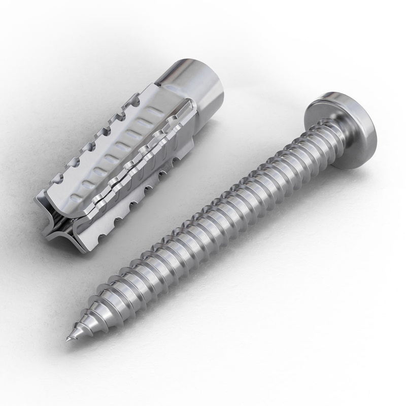Metalowa kotwa rozporowa IDS SPACK 8x38 mm do betonu komórkowego z wkrętem (20 szt.)