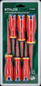 Wkrętaki elektrotechniczne 6 elem. STAL S2 1000V STALCO S-12284