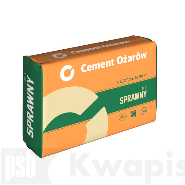 Cement Ożarów Sprawny CEM II/B-V 32,5 R-HSR | 25kg – Cement Odporny na Siarczany