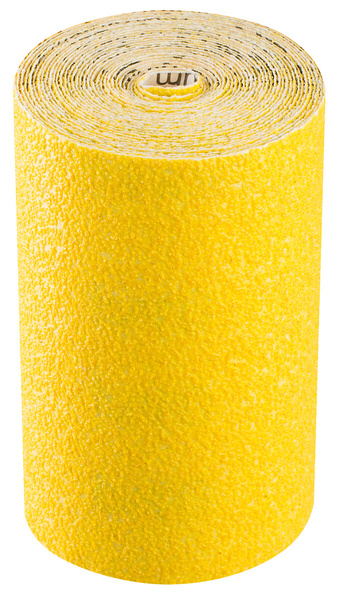 KAEM Papier ścierny 100 żółty 11cm x4,5m PS30