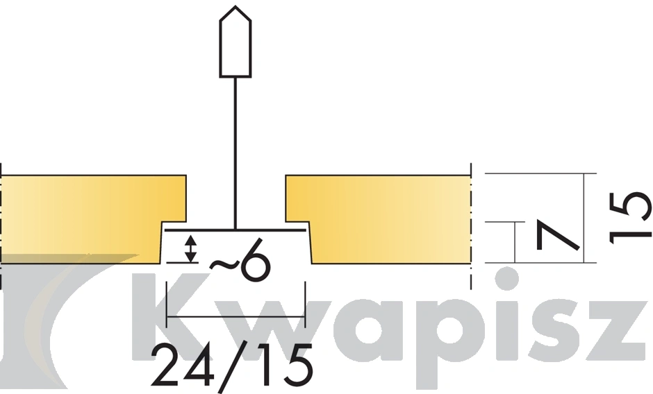 Ecophon Gedina E T24 (Biały 500) 600x600x15mm op.9,36m2