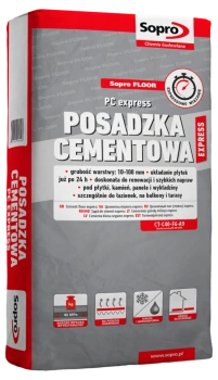 SOPRO 293_PC express Posadzka cementowa express 10-100 mm