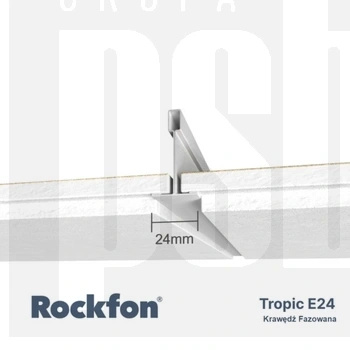 ROCKFON -płytka z wełny miner. TROPIC 600x600x15mm kraw.E24s8 (op.5,76 m2)  131151