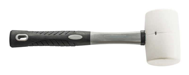 KAEM Młotek gumowy śr.65mm 2K biały