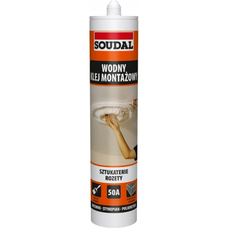 SOUDAL Klej montażowy wodny 50A 280 mL