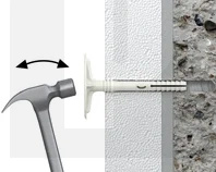 Kołek do izolacji z trzpieniem plastikowym 10x90 mm – Opakowanie 250 sztuk (Łącznik do styropianu)