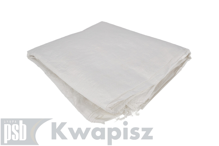 KAEM Worki polipropylenowe na gruz 65x105cm80g białe pakowane po 6 sztuk siatkowe, jutowe