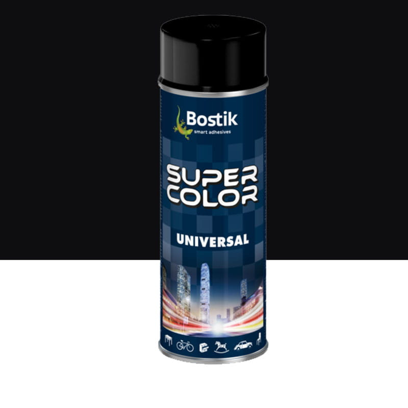 BOSTIK SUPER COLOR UNIV. CZARNY MAT 400ml