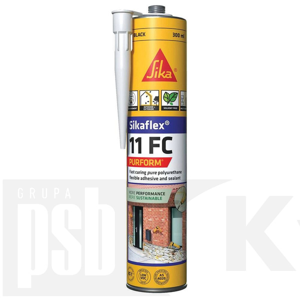 SIKA Sikaflex-11FC Purform black (czarny) 300ml Masa uszczelniająca