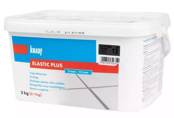 KNAUF fuga elastyczna jasny szary 5kg (w)